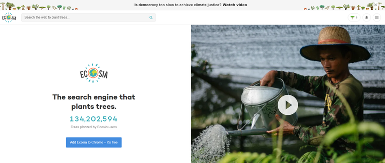 home ecosia